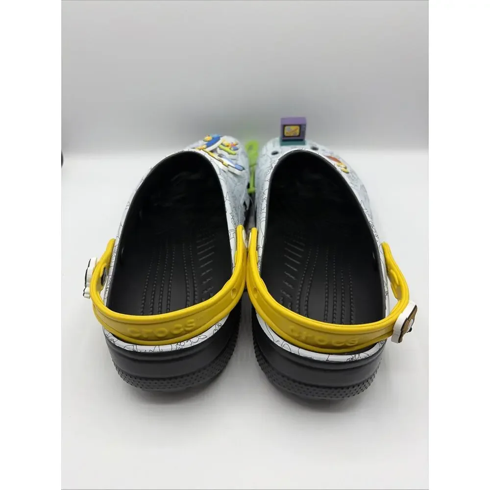 Crocs Unisex The Simpsons Classic Clogs w/ Exclusive Charms Comfort Slip On M 12
